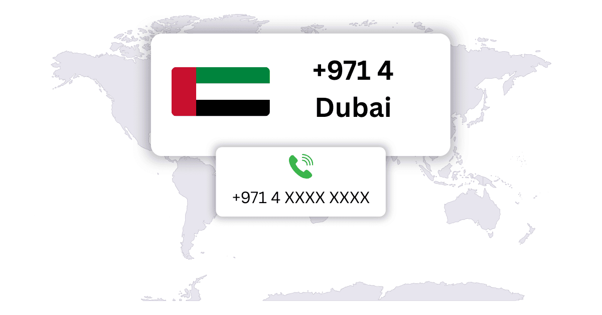 dubai virtual number