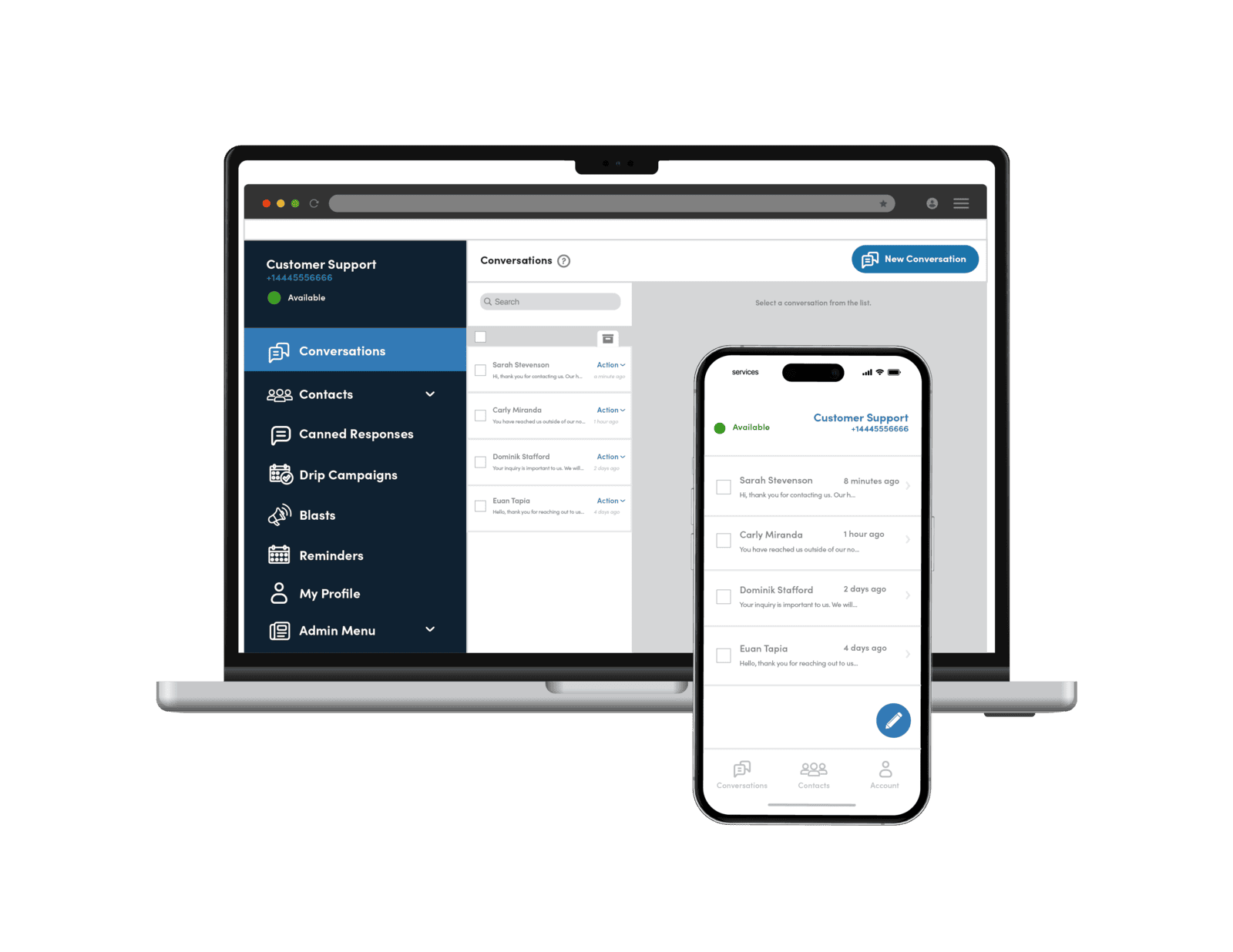ancall VoIP dashboard with CRM integration and call analytics for Skype alternatives