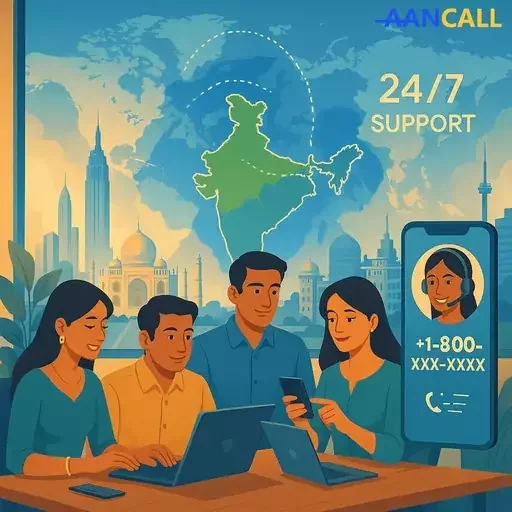 World map with interconnected flags of India, USA, UK, Australia, and UAE, symbolizing global business communication.