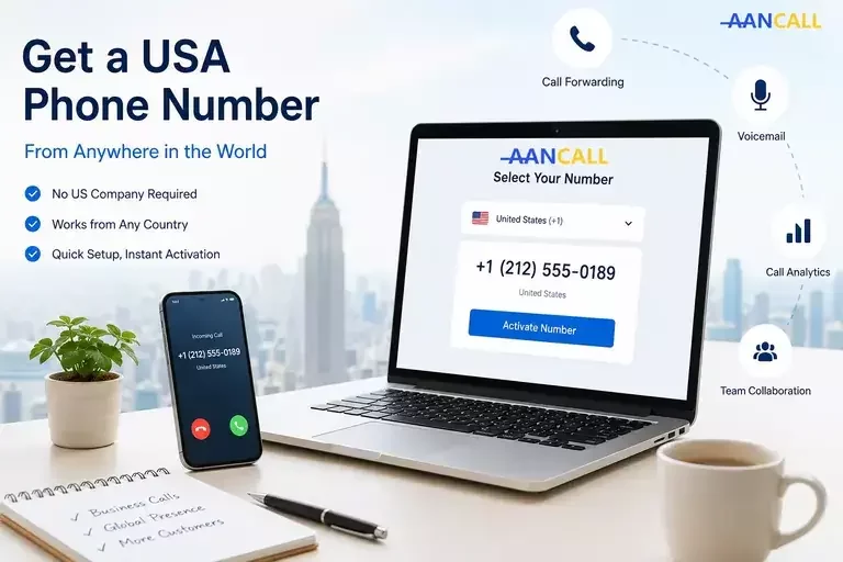 How to Get a USA Phone Number from Anywhere in 2026 (Even Without a US Company)