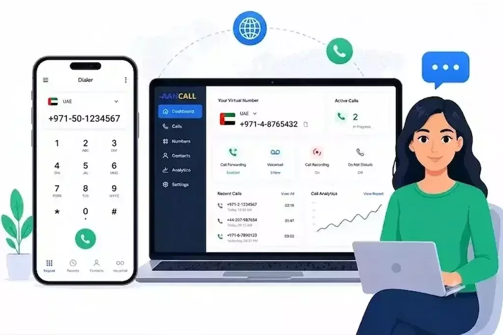 UAE virtual phone number